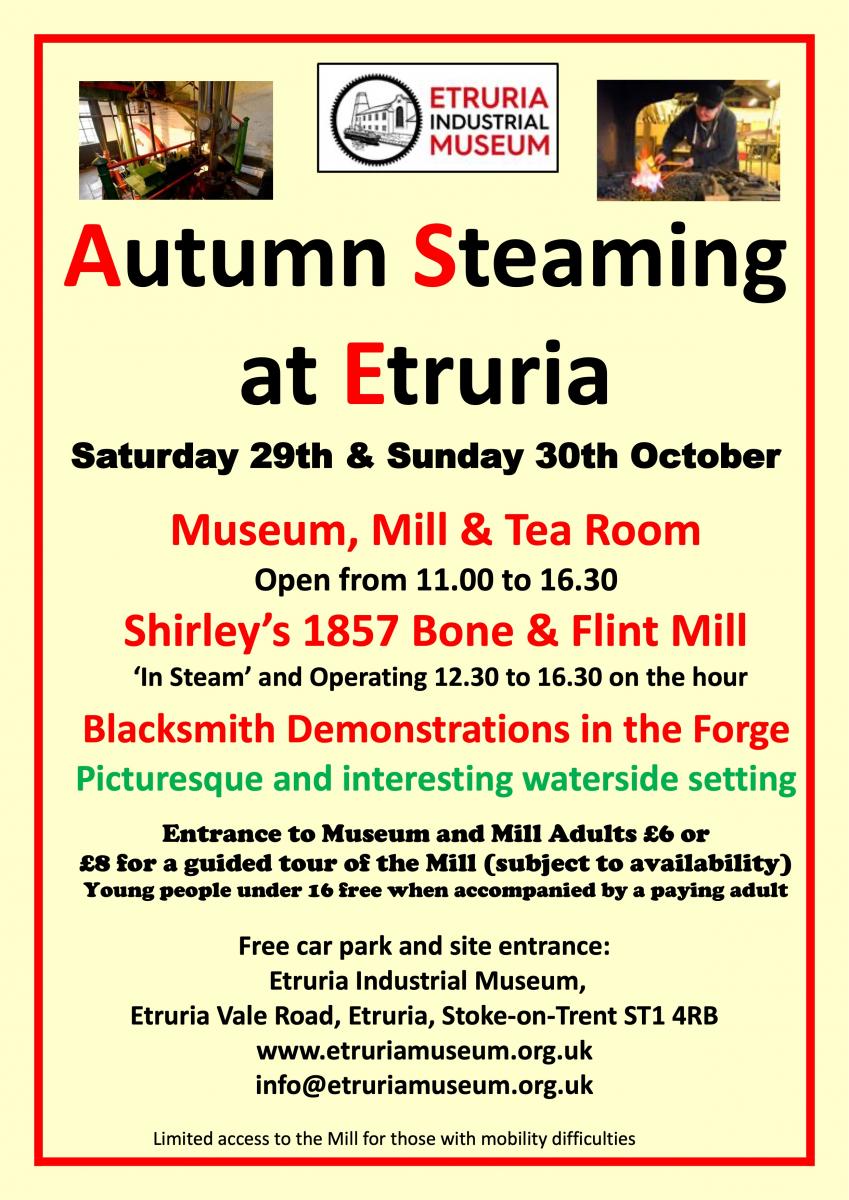 Autumn Steaming Poster