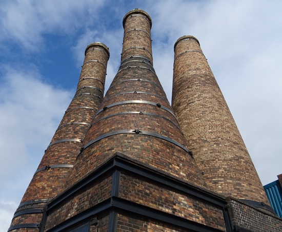 Walking to Bottle Ovens Stoke and Fenton