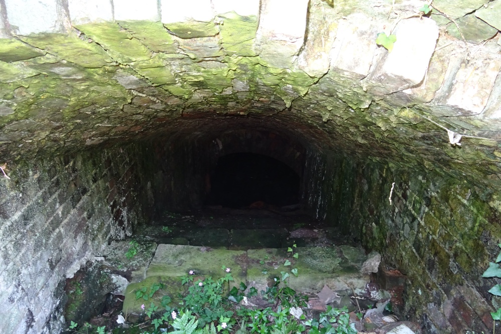 Culvert under the south end of the mill