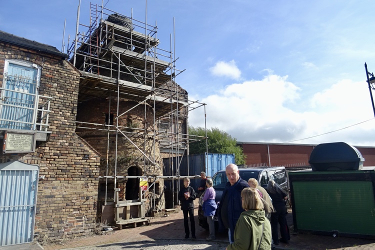 Exploring Longton's Heritage - Minkstone Work's updraught skeleton bottle oven