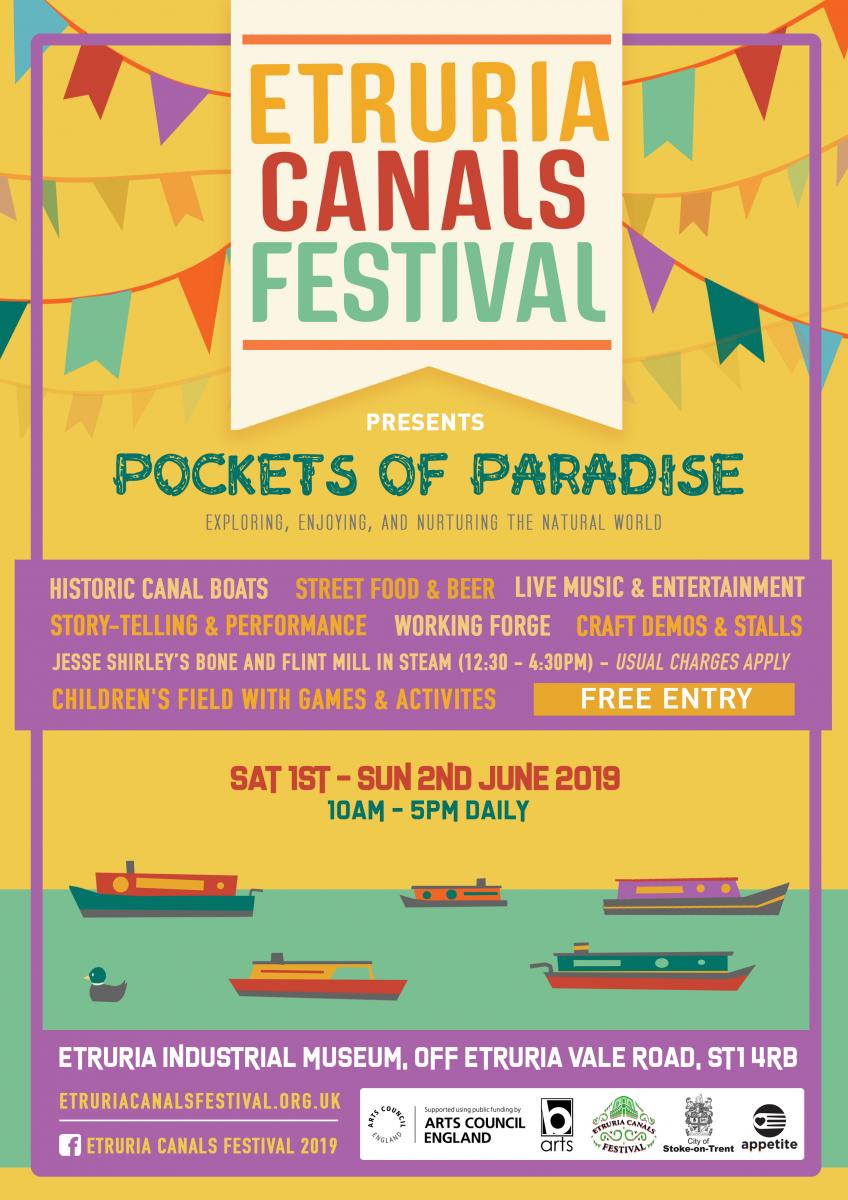 Etruria Canals Festival Flyer