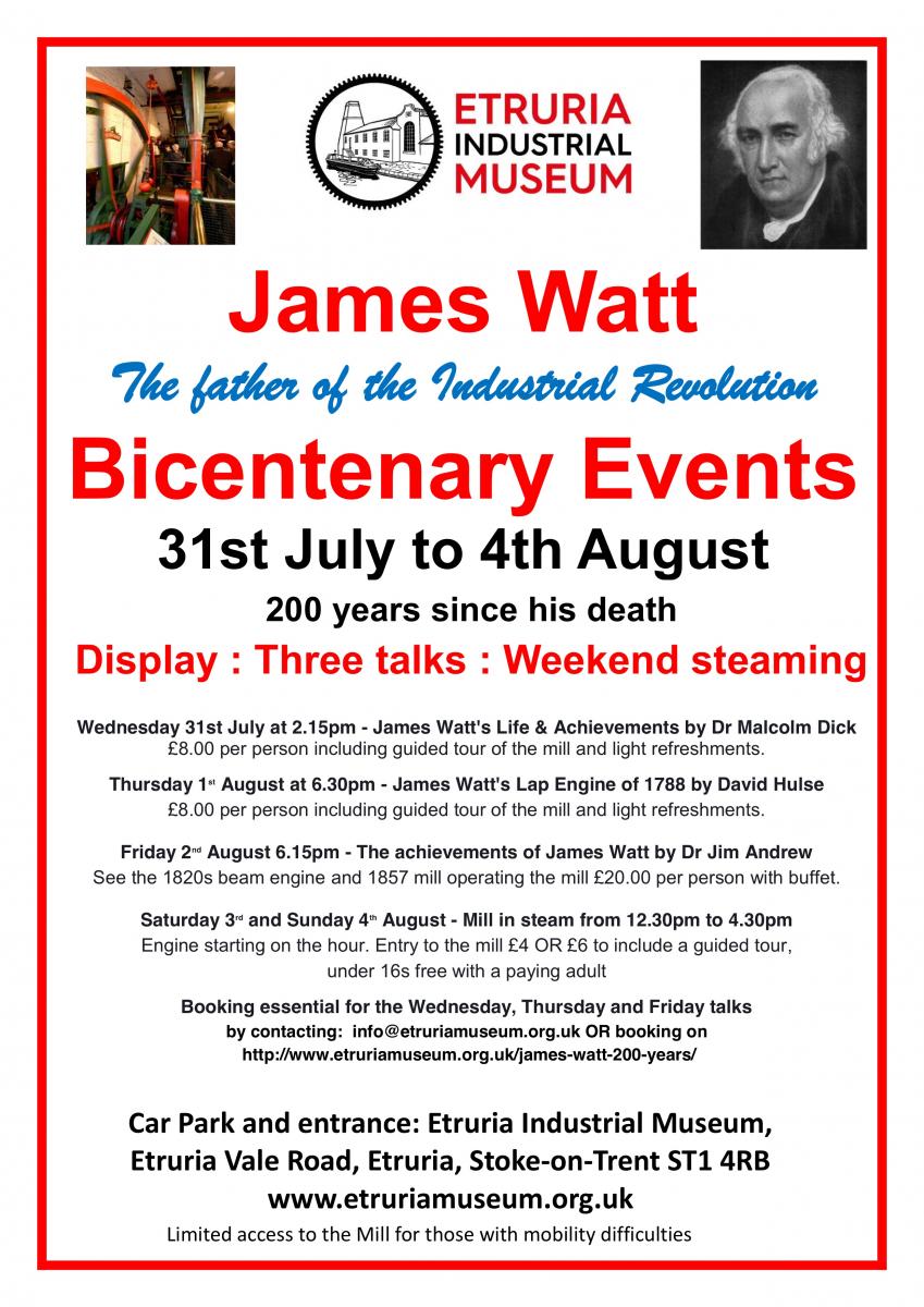 James Watt 200 Poster