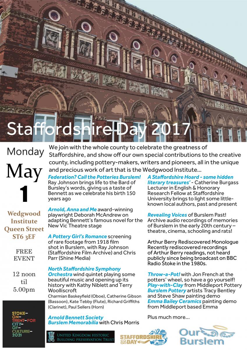 Staffordshire Day Flyer